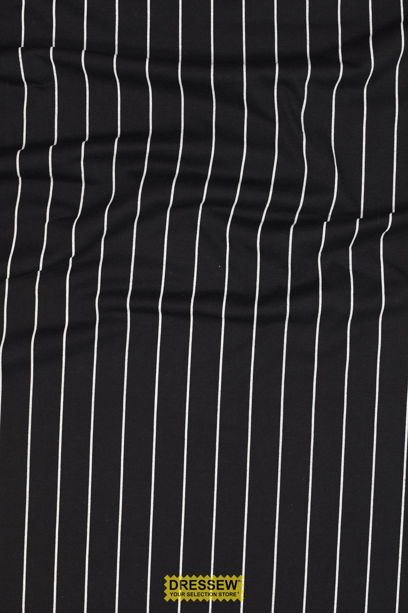 Stripe Jersey Knit Black / Ash