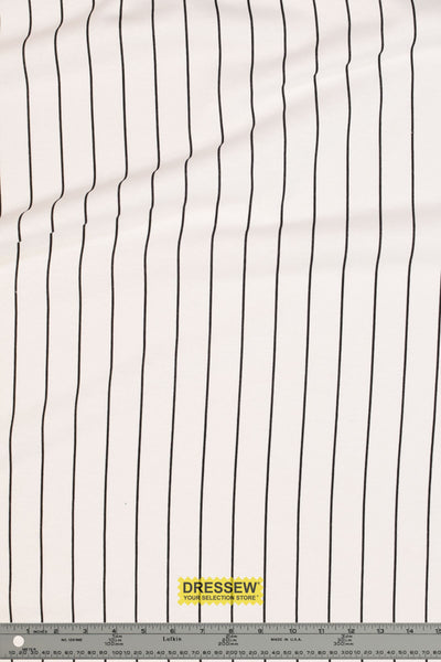 Stripe Jersey Knit White / Black