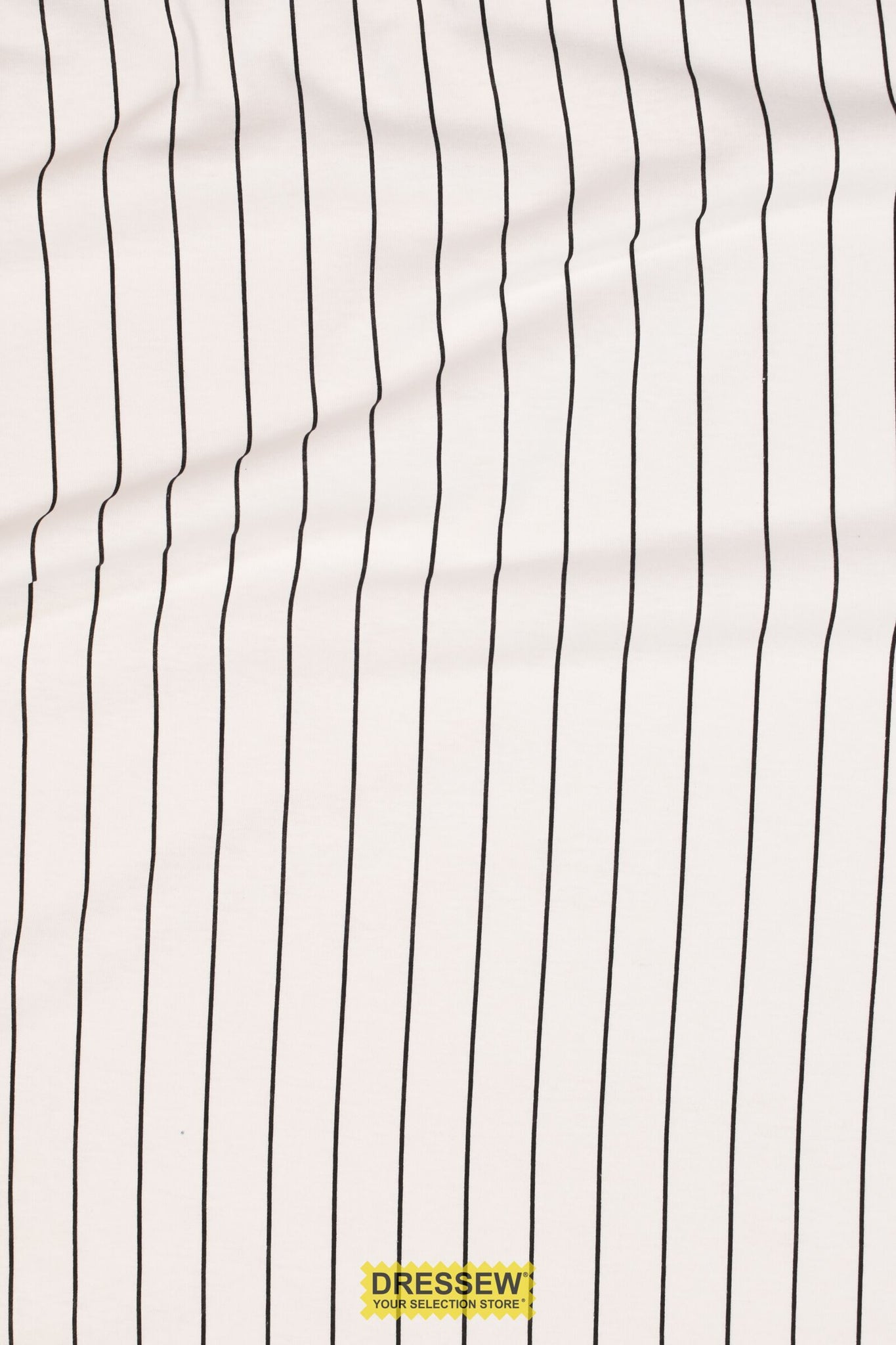 Stripe Jersey Knit White / Black