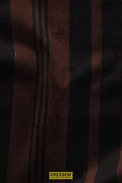 Stripe Velvet Brown / Black