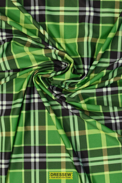 Tartan Lycra Green