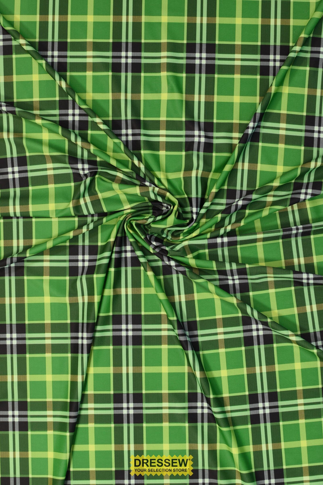 Tartan Lycra Green