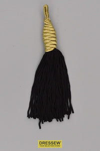 Tassel 75mm (3") Black / Gold