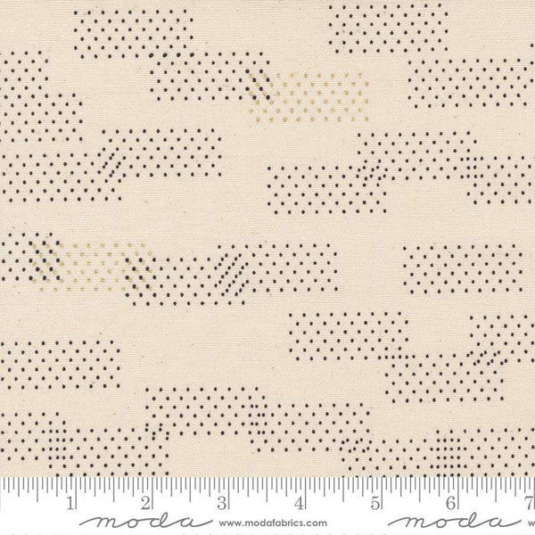 Think Ink Canvas Washi By Zen Chic For Moda Natural / Metallic Gold