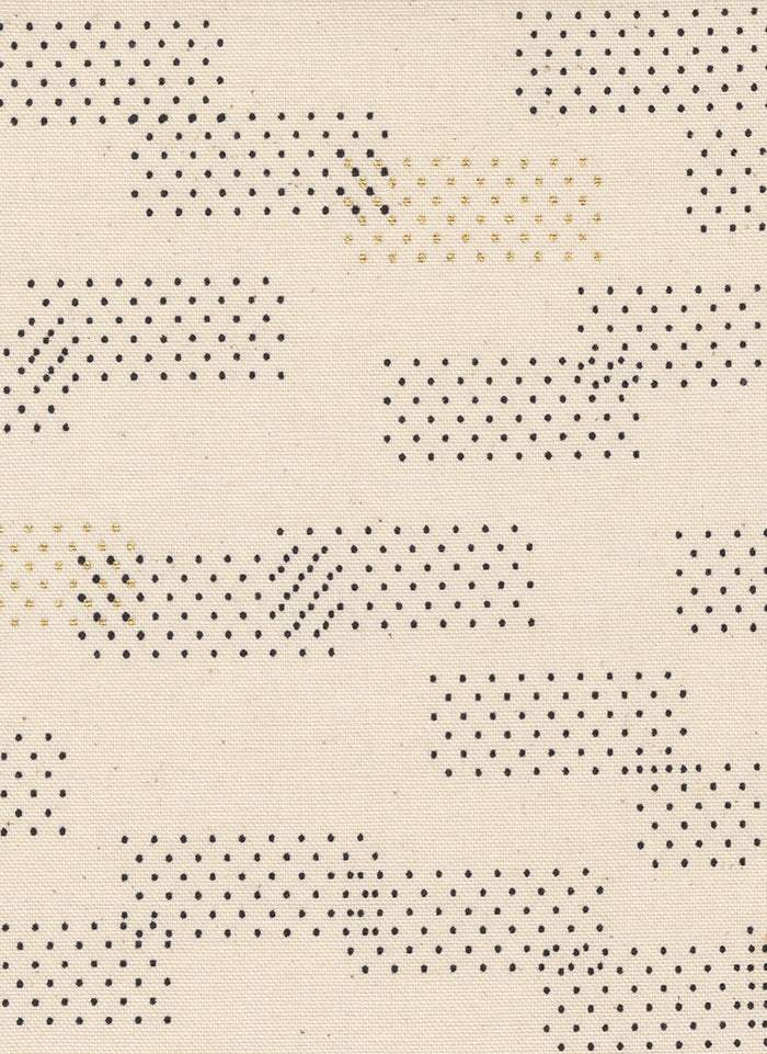 Think Ink Canvas Washi By Zen Chic For Moda Natural / Metallic Gold