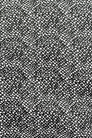 Tiny Spots Bloom Sateen Black / White