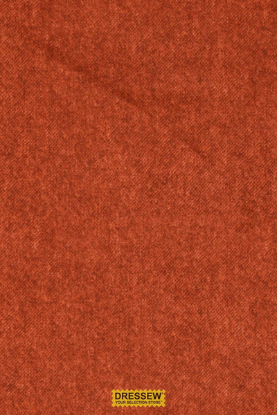 Tweed Print Flannelette Rust