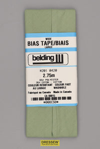 Wide Bias Tape Dusty Green