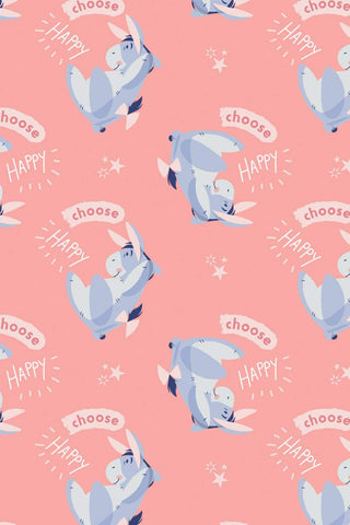 Winnie The Pooh Eeyore Choose Happy Pink