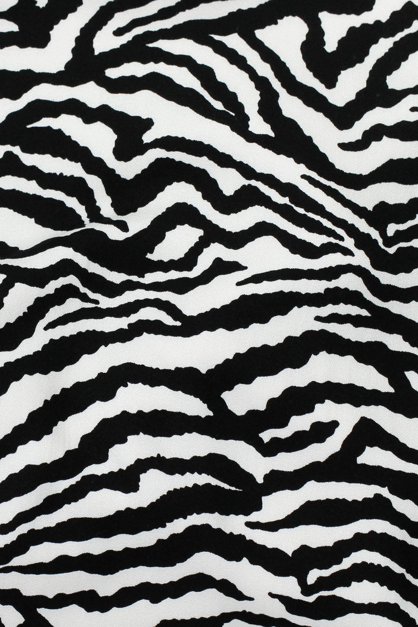 Zebra Crepe Black / White