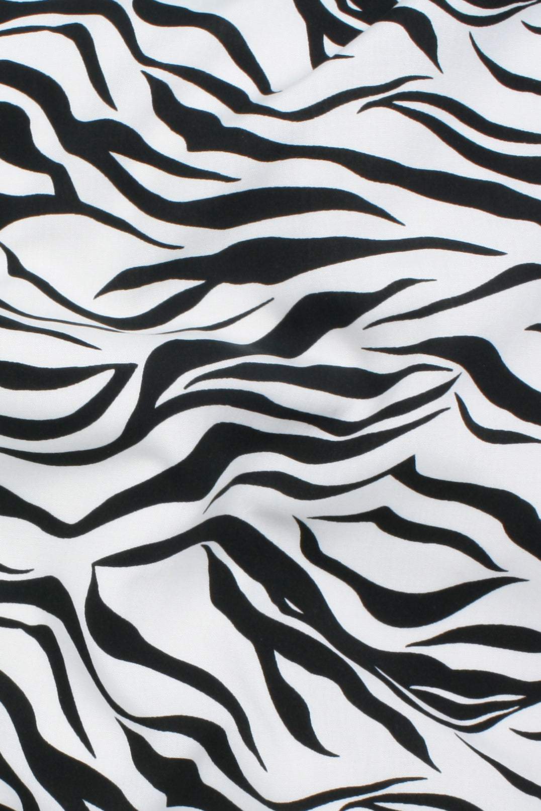 Zebra Dali Poplin White / Black